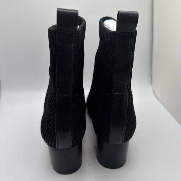 CUSHIONAIRE Women's Neely Stretch bootie +Memory Foam 7 BLACK - Picture 4 of 7